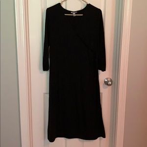 Black maternity dress